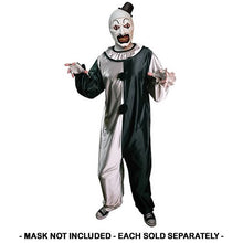 Load image into Gallery viewer, Trick Or Treat Studios Terrifier Art The Clown Costume for Adults, Standard Size, with Jumpsuit and Fingerless Gloves