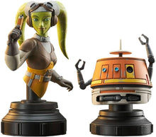 Load image into Gallery viewer, Diamond Select Toys Star Wars: Rebels: Hera &amp; Chopper Mini-Bust Set, Multicolor, (JAN221987)
