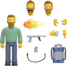 Load image into Gallery viewer, Super7 Ultimates The Simpsons Hank Scorpio - 7" The Simpsons Action Figure with Accessories Classic TV Show Collectibles and Retro Toys
