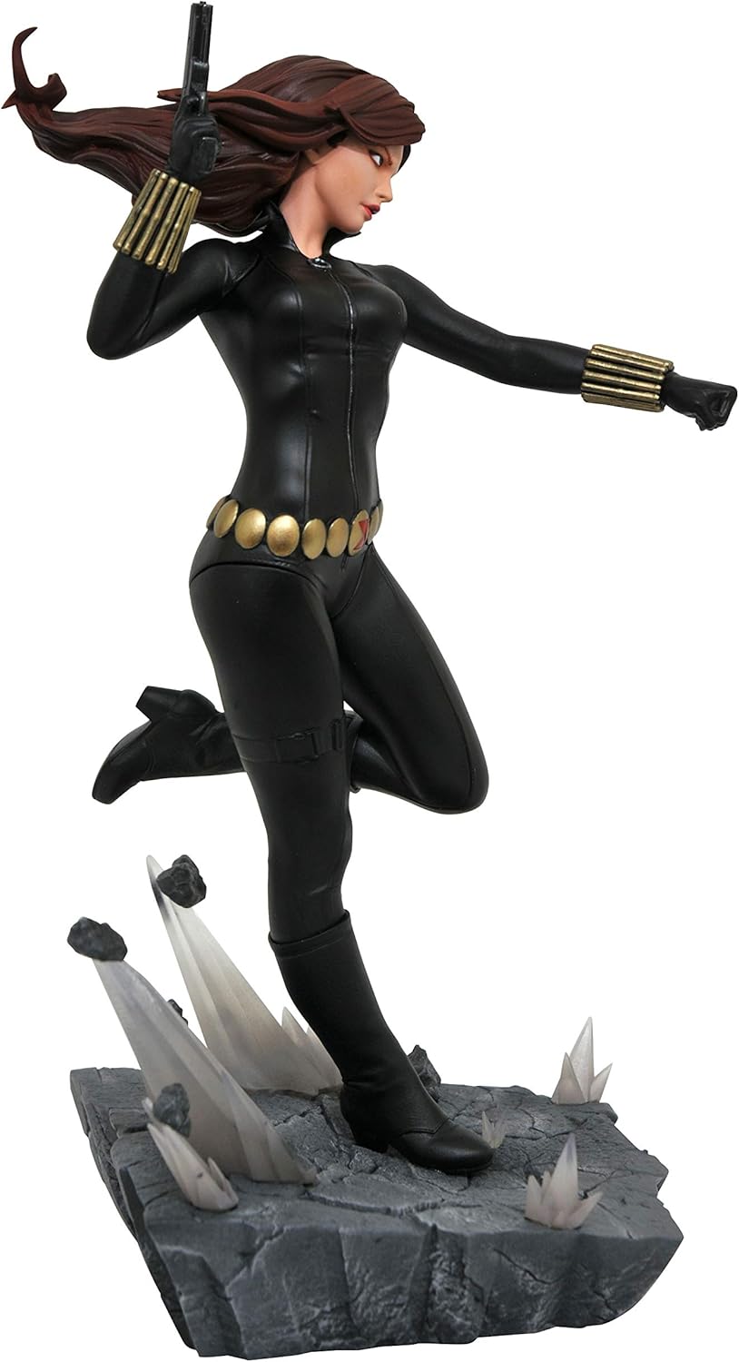 Diamond Select Toys Marvel Premier Collection: Black Widow Resin Statue, Multicolor, 11 inches
