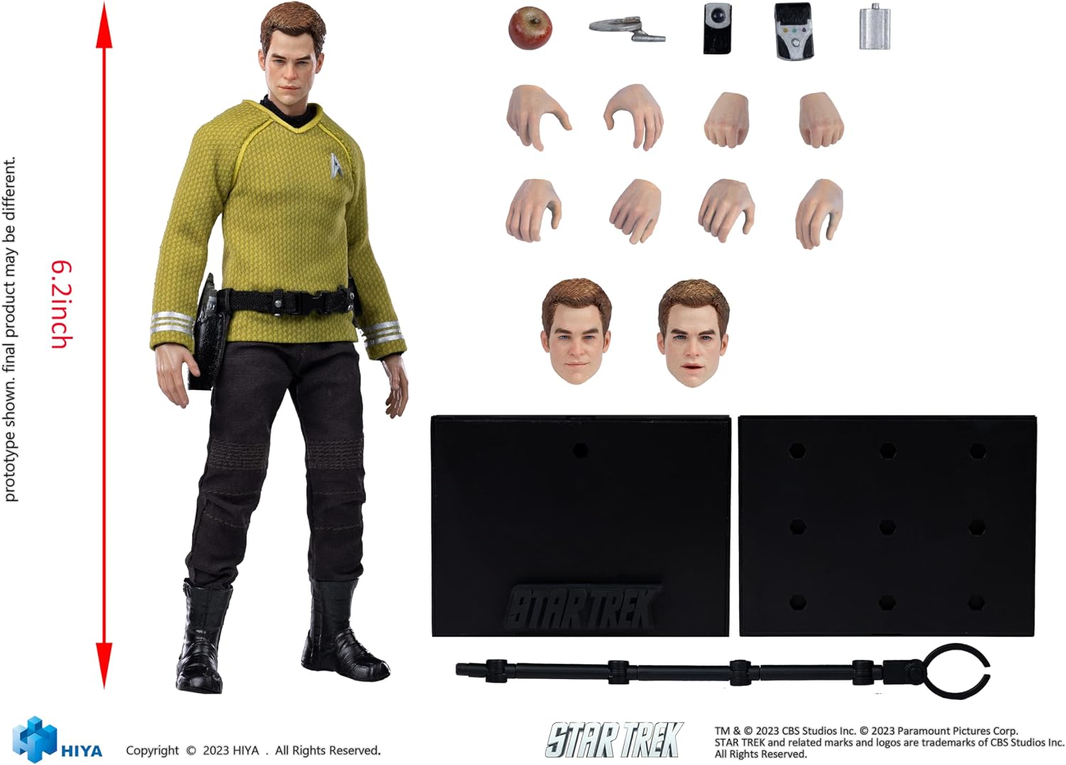 Star Trek (2009): James T. Kirk Exquisite Super Series Previews Exclusive 1:12 Scale Action Figure