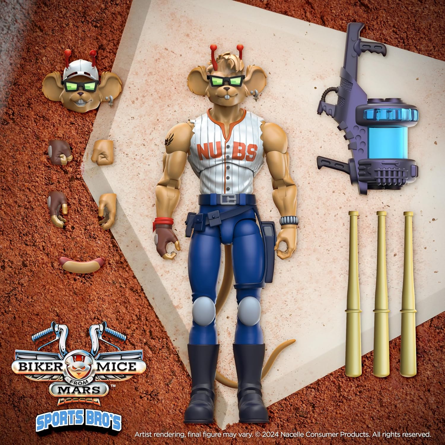 Biker Mice from Mars: The Sports Bro’s Throttle Previews Exclusive Action Figure
