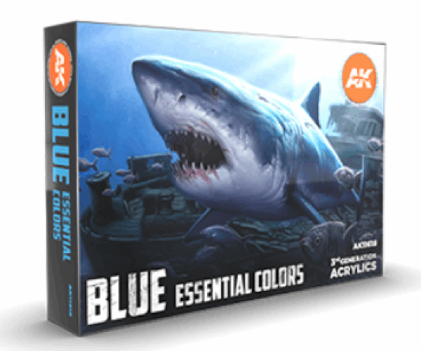 AK-Interactive Blue Essential Colors Set