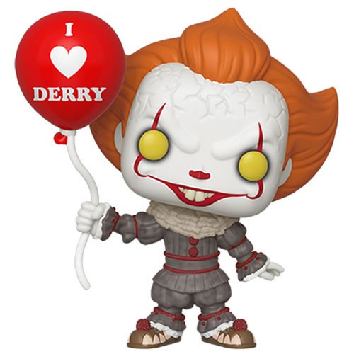 Funko Pop! Movies: It 2 - Pennywise with Balloon, Multicolor, us one-Size