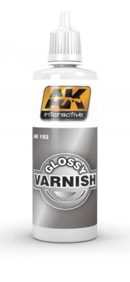 AK Interactive Glossy Acrylic Varnish (60mL Bottle)